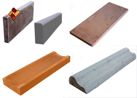 Водостоки и бордюры из бетона