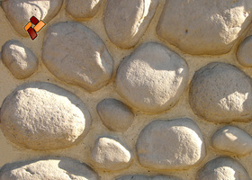 Manufactured facing stone Pebble