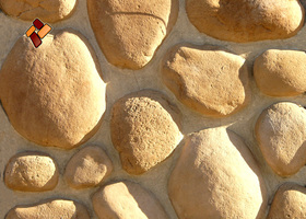 Manufactured facing stone Pebble