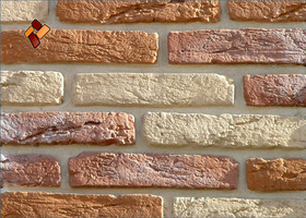 Manufactured facing stone Aged Brick 010