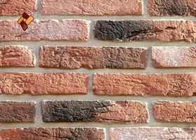 Manufactured facing stone Aged Brick 02