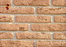 Manufactured facing stone Aged Brick 06